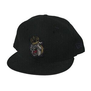 JMU James Madison University Black Dukes Baseball Cap Hat Size 7.5
